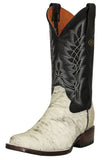 Womens Ranger Black Cowboy Boots Cow Hair Leather - Square Toe