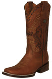 Womens Dallas Cognac Western Boots Leather - Square Toe