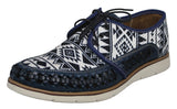 Mens #088 Blue Authentic Mexican Huaraches - Closed Toe