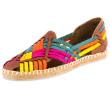 Womens #106 Rainbow Authentic Mexican Huaraches - Closed Toe