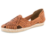 Womens #106 Light Brown Authentic Mexican Huaraches - Closed Toe