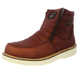 Mens 300RA Chedron Work Boots Leather Zipper - Soft Toe