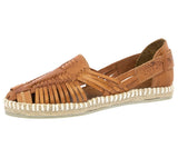 Womens #F104 Light Brown Authentic Mexican Huaraches - Closed Toe