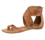 Womens #203 Light Brown Authentic Mexican Huaraches - Open Toe