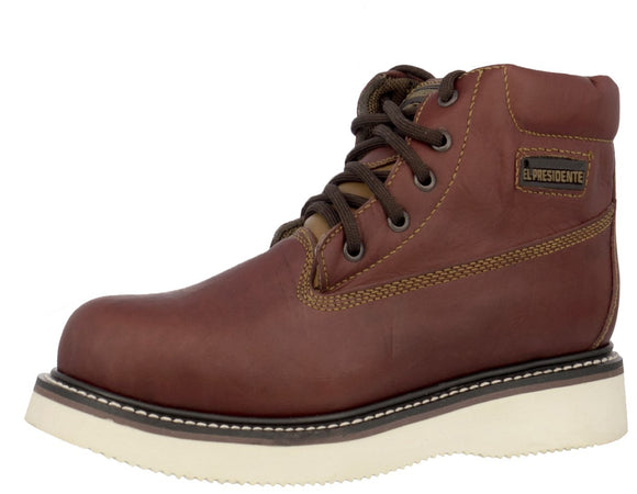 Mens 600RA Chedron Work Boots Slip Resistant - Soft Toe