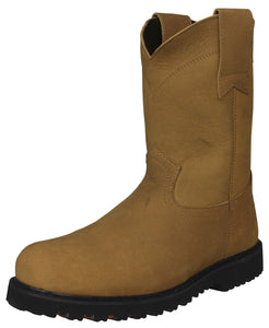 Mens 710TR Light Brown Work Boots Leather Non Slip - Soft Toe
