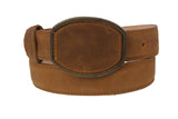 Light Brown #450 Western Cowboy Belt Leather - Removable Buckle