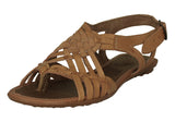 Womens #233 Light Brown Authentic Mexican Huaraches - Open Toe