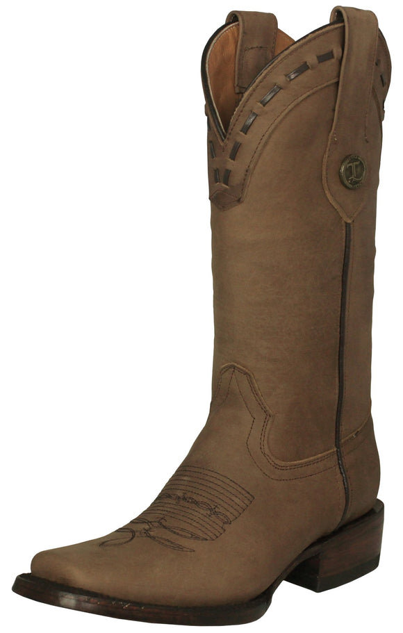 Womens Cassidy Light Brown Western Boots Leather - Square Toe