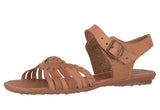 Womens Authentic Huaraches Real Leather Sandals Light Brown - #103