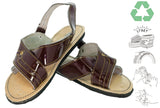 Mens #CRZ Brown Authentic Mexican Huaraches - Open Toe