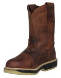 Mens 710SA Cognac Work Boots Leather Pull On - Soft Toe