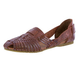 Womens #110 Cognac Authentic Mexican Huaraches - Closed Toe