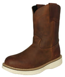 Mens 710RA Cognac Work Boots Leather Pull On - Soft Toe