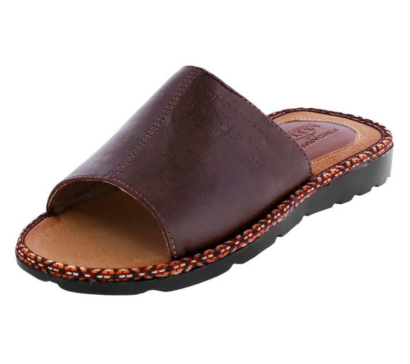 Mens 449 Brown Leather Mexican Leather Huaraches Open Toe Sandals