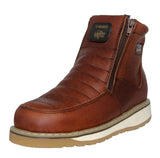 Mens 300W Chedron Work Boots Leather Zipper - Soft Toe