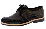 Mens #199 Black Authentic Mexican Huaraches - Closed Toe