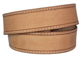 Tan #485 Western Cowboy Belt Wide Leather - Removable Buckle
