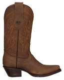 Womens Jane Cognac Western Boots Leather - Snip Toe