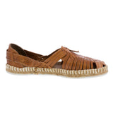 Womens #104F Light Brown Authentic Mexican Huaraches - Closed Toe