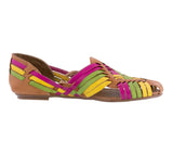 Womens #106F Rainbow Authentic Mexican Huaraches - Closed Toe