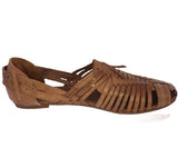 Womens #1019 Light Brown Authentic Mexican Huaraches - Closed Toe