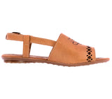 Womens #1021 Light Brown Authentic Mexican Huaraches - Open Toe