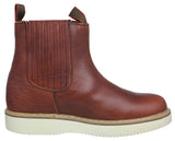 Mens #100RA Chedron Work Boots Leather Elastic Gusset  - Soft Toe