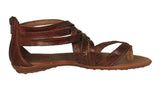 Womens Authentic Huaraches Real Leather Sandals Cognac - #236