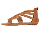 Womens #235 Light Brown Authentic Mexican Huaraches - Open Toe