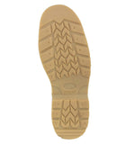Mens Brown Leather Work Boots Soft Toe Shock Absorbing - #023SA