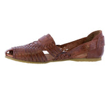 Womens #110 Cognac Authentic Mexican Huaraches - Closed Toe