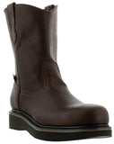 Mens S700RA Brown Durable Leather Construction Steel Toe Work Boots