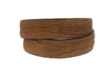 Sand #335 Western Cowboy Belt Leather - Removable Buckle