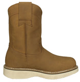 Mens 710RA Light Brown Work Boots Leather Pull On - Soft Toe