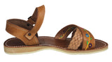Womens #790 Light Brown Authentic Mexican Huaraches - Open Toe