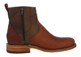 Mens #150 Chedron Chelsea Cowboy Boots Leather - Round Toe
