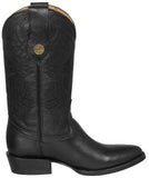 Womens #315 Black Western Boots Leather - Round Toe