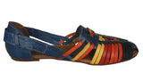 Womens Authentic Huaraches Real Leather Sandals Rainbow - #110