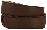 Brown Western Cowboy Belt Classic Solid Leather - Rodeo Buckle
