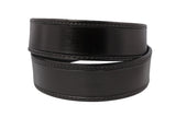 Black #485 Western Cowboy Belt Wide Leather - Removable Buckle