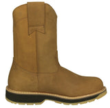 Mens 710SA Light Brown Work Boots Leather Pull On - Soft Toe