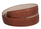 Chedron Western Cowboy Belt Anteater Print Leather - Rodeo Buckle