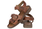 Mens Cognac Sandals Mexican Authentic Huaraches Open Toe Slides Flip Flops