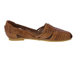 Womens #110 Light Brown Authentic Mexican Huaraches - Closed Toe