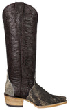 Womens Sierra Brown Western Boots Cow Hair Leather - Snip Toe