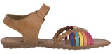 Womens #103 Rainbow Authentic Mexican Huaraches - Open Toe