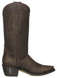 Womens Alexa Brown Western Boots Leather - Snip Toe
