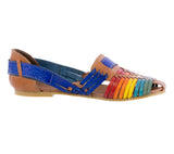 Womens #113 Rainbow Authentic Mexican Huaraches - Closed Toe