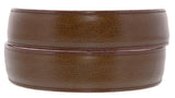 Light Brown Western Cowboy Belt Solid Grain Leather - Rodeo Buckle